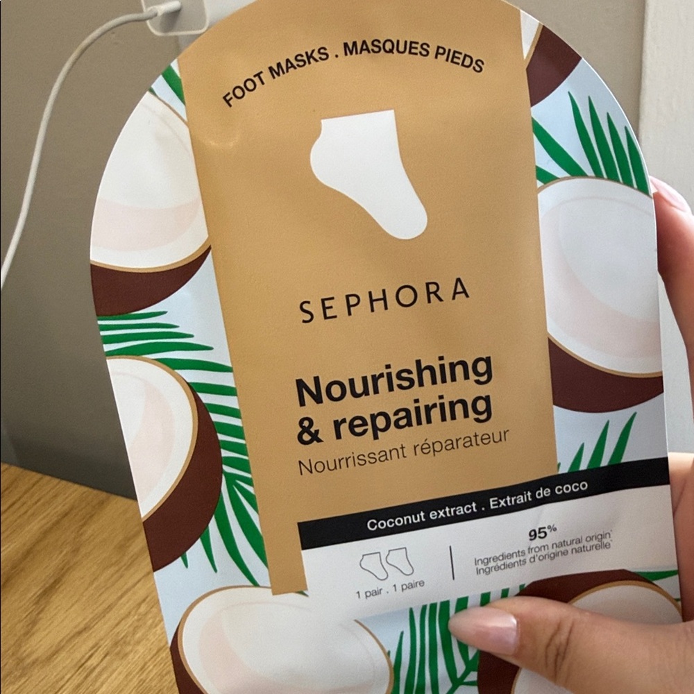 Sephora Coconut Foot Mask - Nourishing & Repairing